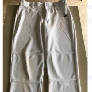 White Adidas Baseball Pants